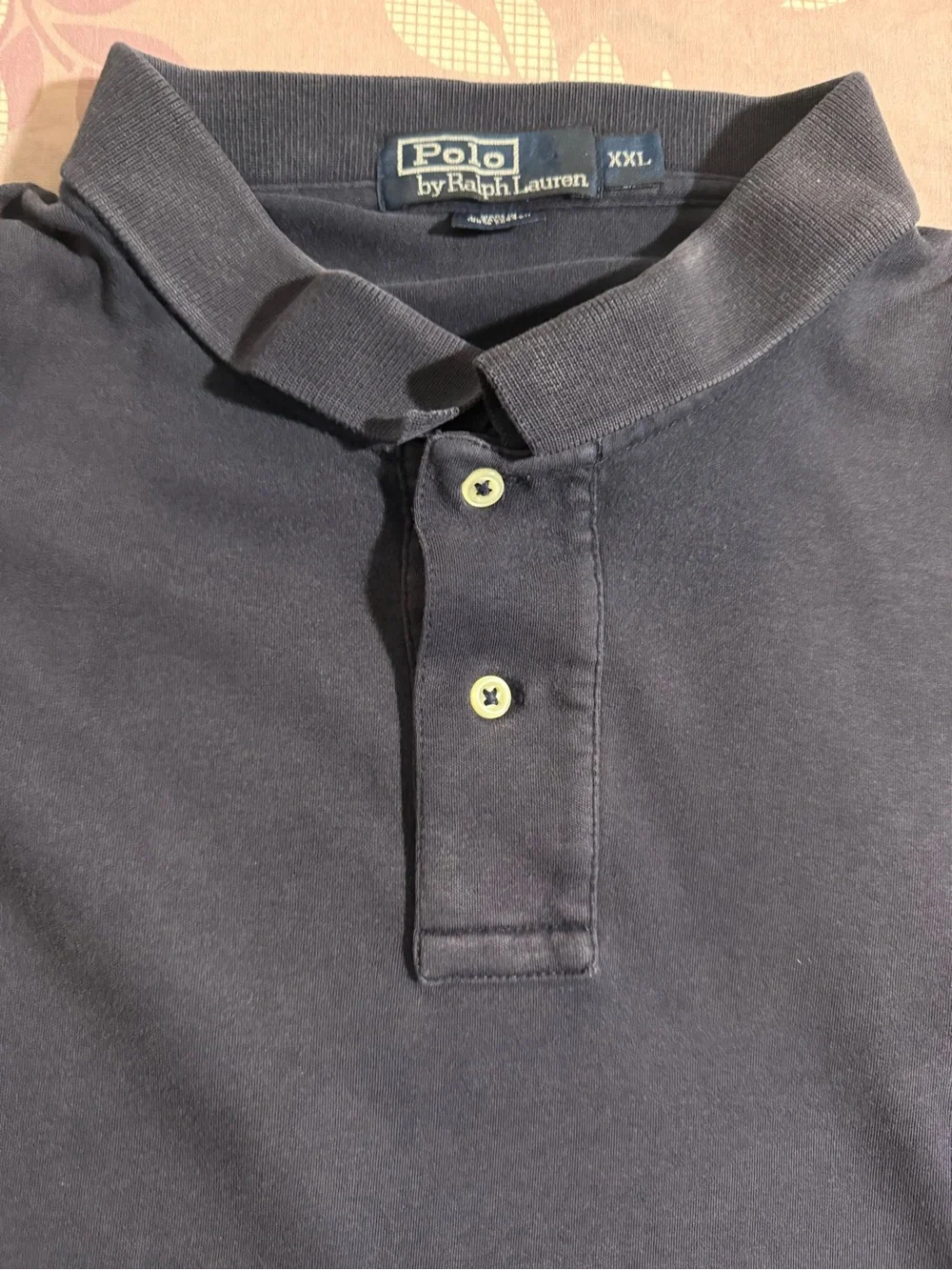Polo by Ralph Lauren Men’s Navy Short-Sleeve Polo Shirt Size XXL
